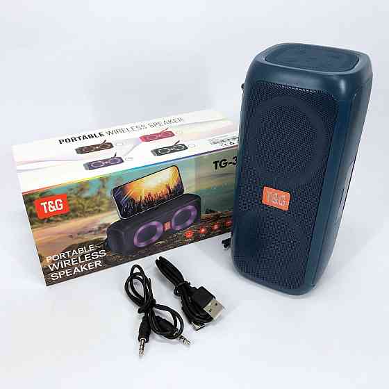 Bluetooth колонка з якісними басами TG333, Bluetooth музична колонка Портативна блютуз QI-44 Івано-Франківськ