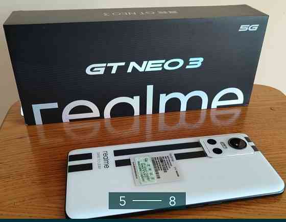 Смартфон Realme GT Neo 3 12/256Gb 80W Global Rom Dimesity 8100. Белый ! Киев
