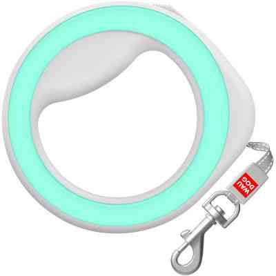 Повідець для собак WAUDOG R-leash світловідбиваюча стрічка XS-M до 40 кг 2.9 м салатовий (81275) Вінниця