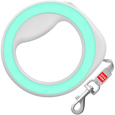 Поводок для собак WAUDOG R-leash светоотражающая лента XS-M до 40 кг 2.9 м салатовый (81275) Винница - изображение 1