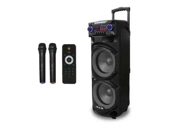 Акустична переносна колонка ZXX-9292 60Вт 10" 72х43х34см TWS/FM/USB/TF/SD/BT/REC/EQ/LED/2MIC/ДК Київ