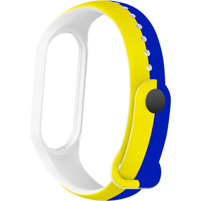 Ремешок для фитнес браслета Armorstandart для Xiaomi Mi Band 4/3 Blue/Yellow (ARM65667) Винница - изображение 2