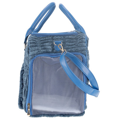 Переноска для животных MISOKO&CO 41.5x23x28 см темно-синяя (YIWUMSK70159) Винница - изображение 3