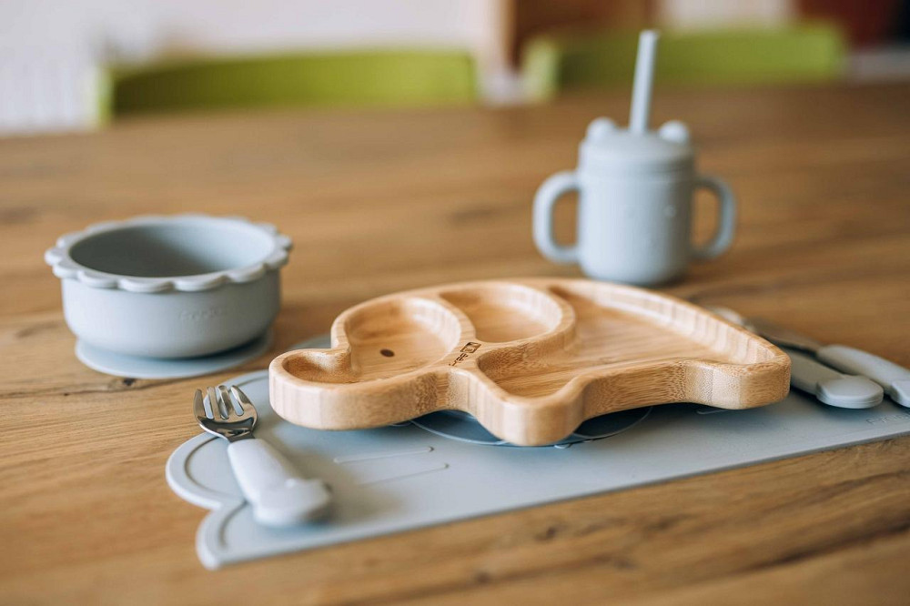 Силіконовий килимок для годування дитини FreeOn Lion, grey Киев - изображение 2