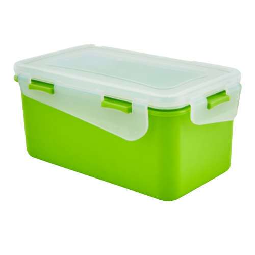 Контейнер універсальний 0,65л прямокутний оливковий/прозорий Фієста Алеана Житомир - изображение 1