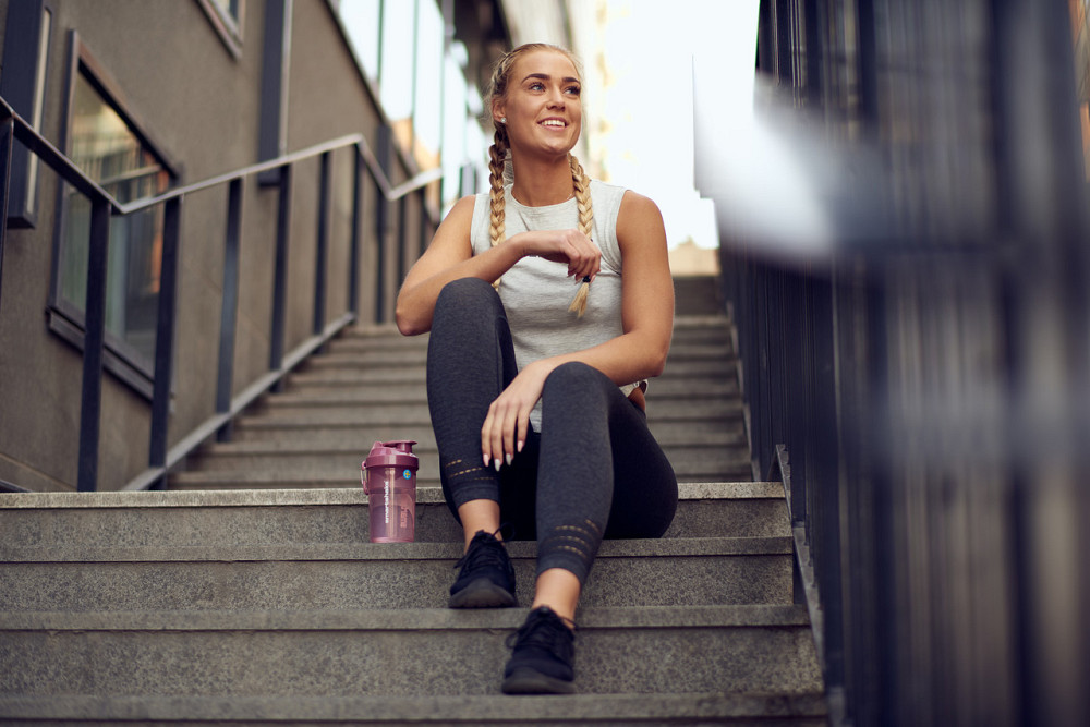 Шейкер спортивний SmartShake Original2GO One 800ml Deep Rose (Pink) Кам'янське - фото 10