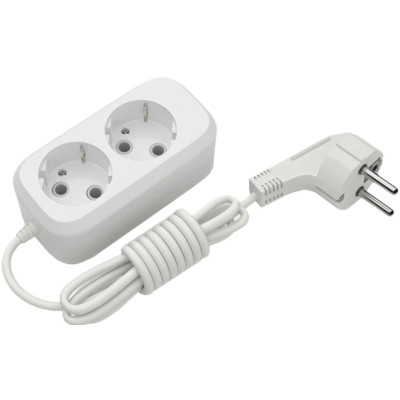 Сетевой удлинитель Electrum C-ES-1789 5.0m, 2 роз, white (C-ES-1789) Винница - изображение 1