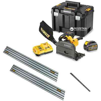 Дискова пила DeWALT 54В XR FLEXVOLT Li-lon, диск 165х20 мм, 6Ah+2Ah, кейс TSTAK (DCS520T2) Вінниця