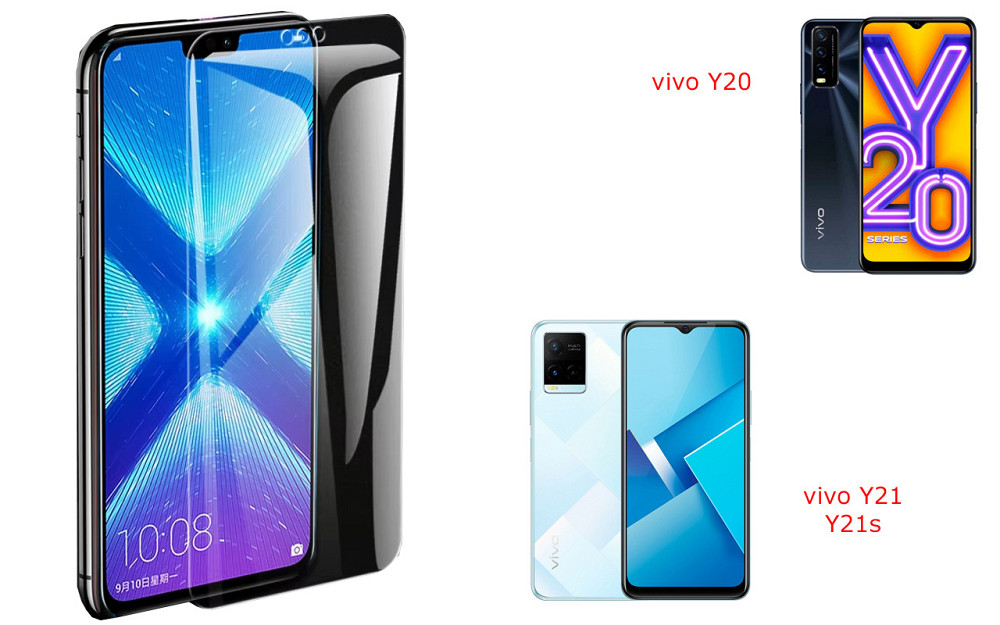 Захисне скло NeoGlass для vivo Y20, VIVO Y21, VIVO Y21s – надпрозоре та стійке Київ - фото 2