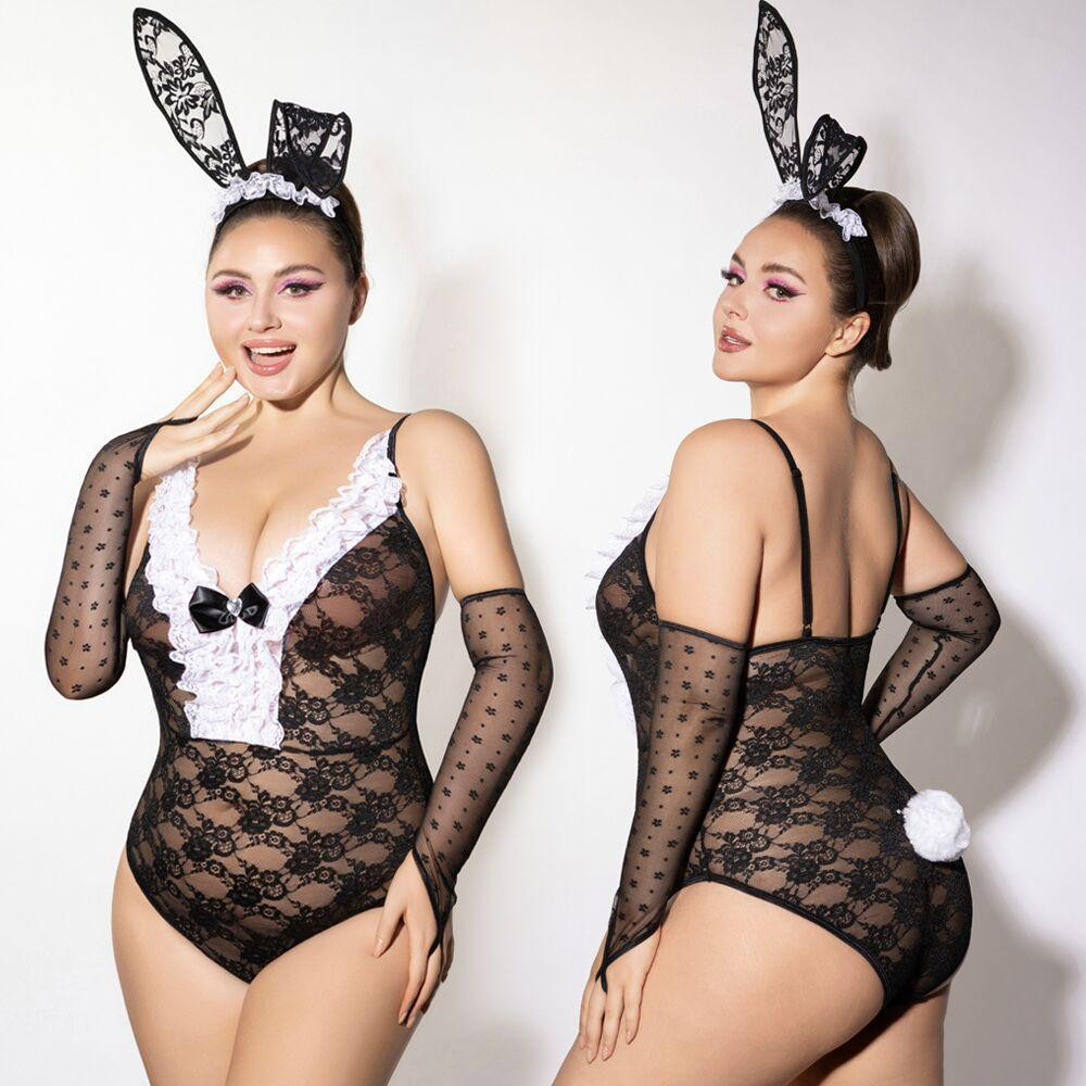 Еротичний костюм зайчики JSY P61101 Plus Size Sex Aura Київ - фото 6