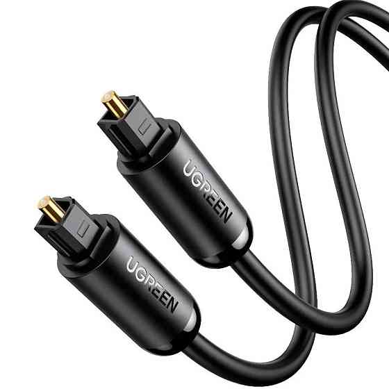 Кабель оптичний UGreen AV122 Toslink-Toslink Optical Audio Cable 70891 (Чорний, 1.5м) Николаев
