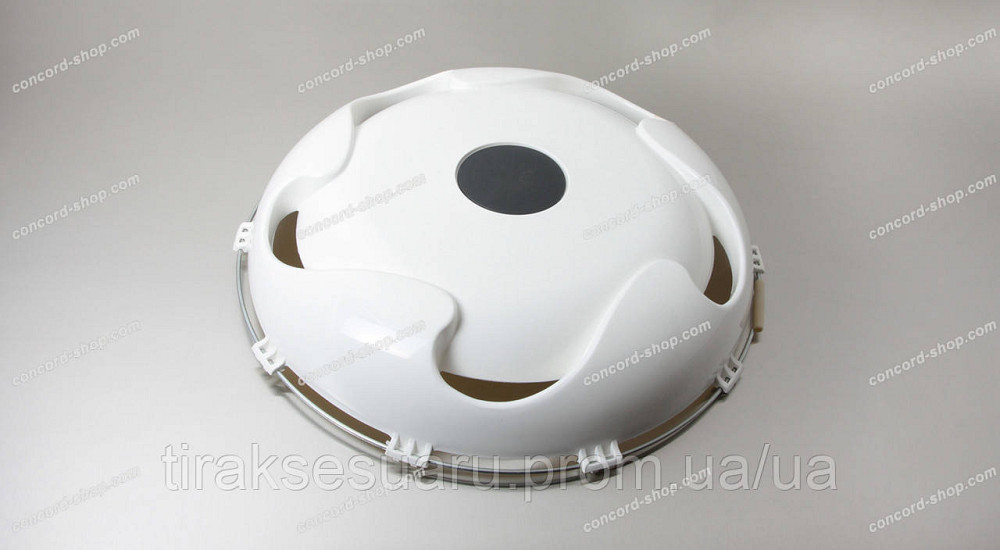 Колпак колеса передний19.5 унив. белый пластик Колпак колеса передний белый 19.5 (пластик) Луцк - изображение 1