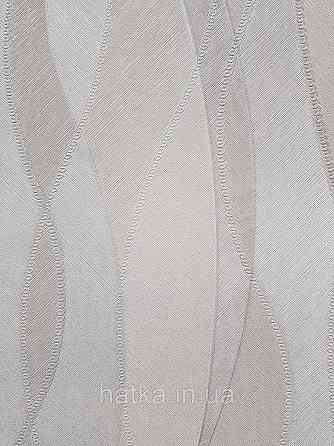 Шпалери вінілові на флізеліні гарячого тиснення DU&KA 1.06х10 вензель основа під штукатурку сірі коричневі Київ