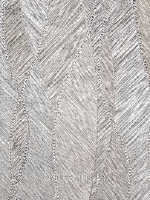 Шпалери вінілові на флізеліні гарячого тиснення DU&KA 1.06х10 вензель основа під штукатурку сірі коричневі Київ - фото 3