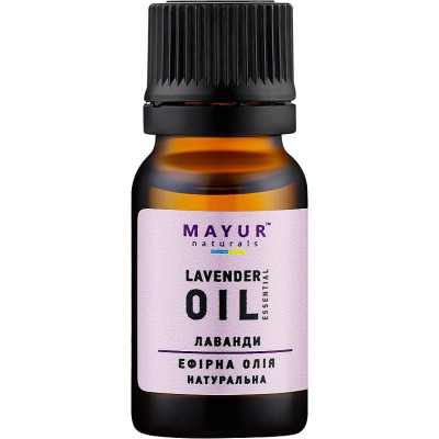 Эфирное масло Mayur Лаванды 10 мл (4820230952032) Винница - изображение 1