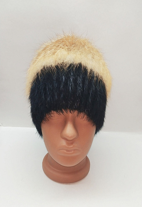 Шапка меховая женская Ева Оранжевый Харьков - изображение 2