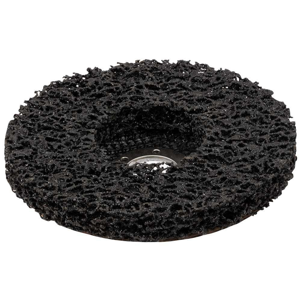 Круг зачистный из нетканого абразива (коралл) Т27 Ø125×22.23мм черный мягкий SIGMA (9176761) Ровно - изображение 3