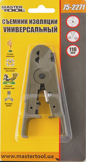 MASTERTOOL Знімач ізоляції універсальний MASTERTOOL 0.5-9.5 мм² 75-2271 Коломия - фото 4