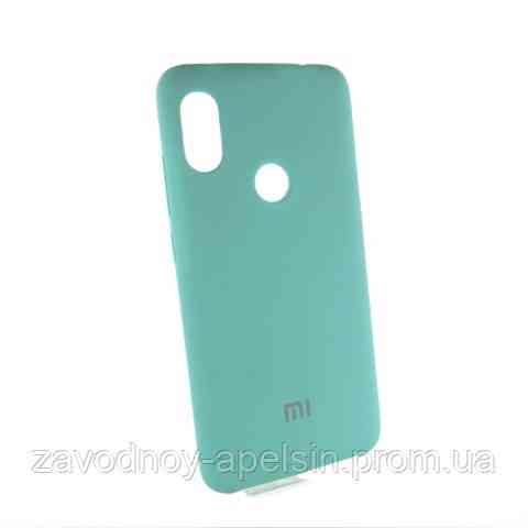 Xiaomi Redmi Note 6 pro чехол мятный Silicone Cover mint Одесса