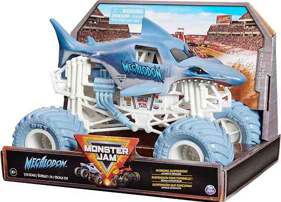 Монстр-траки Monster Jam 1:24 Оригинал Бэтмобиль, Дракон, Мегалодон. Харьков