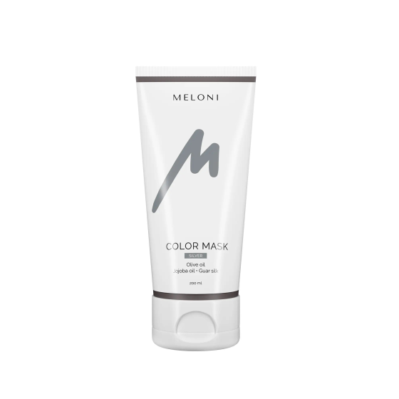 Тонуюча маска для волосся Попелястий Color Mask Silver Meloni 200 мл Київ