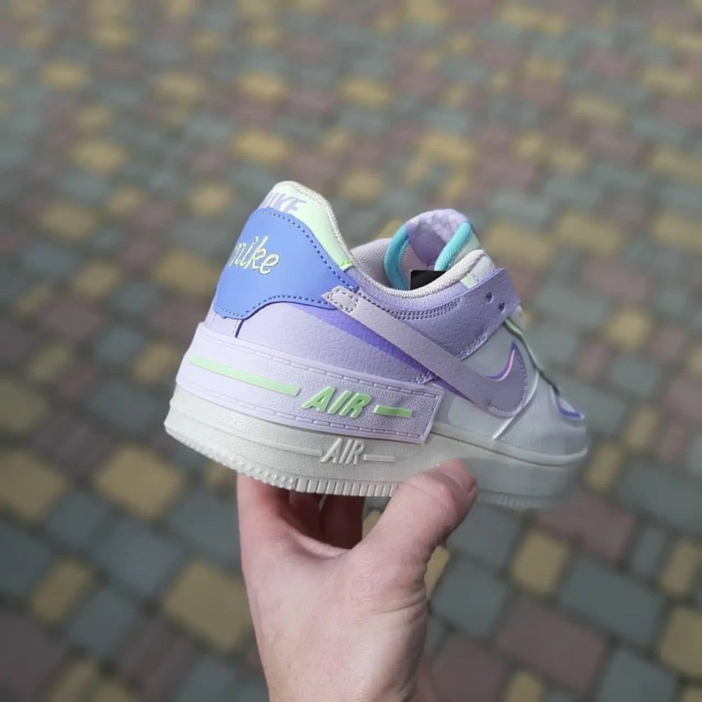 Кроссовки Nike Force Белые Женские Кожаные Форсы Разноцветные Найк Shadow (размеры: 36,37,38,39,40,41) - 25 Днепр - изображение 4