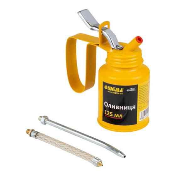 Маслянка важільна для змащування деталей з гнучким та метал. аплікатором 125 мл Мукачево