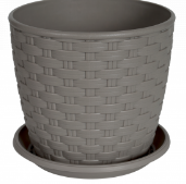 Вазон Ротанг з підставкою 12*11см какао Алеана Житомир - изображение 1
