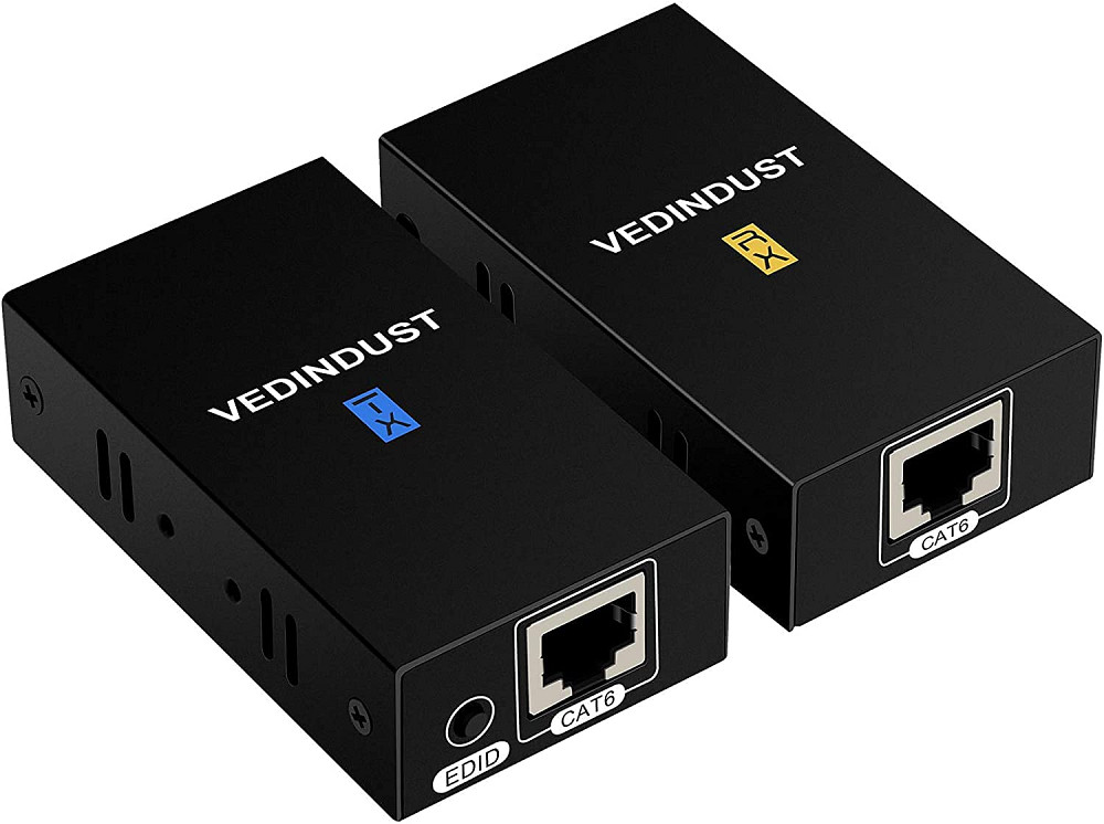 HDMI подовжувач екстендер по Ethernet RX/TX VEDINDUST Cat5e/Cat6/Cat7 Луцьк - фото 1