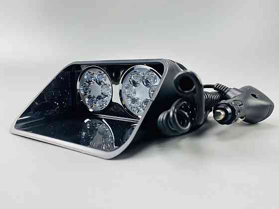 Маячок проблисковий S12-A стробоскоп 9-80V 10 led діодів синій+червоний спалах автомобільна мигалка Мукачево