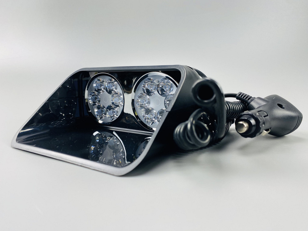 Маячок проблисковий S12-A стробоскоп 9-80V 10 led діодів синій+червоний спалах автомобільна мигалка Мукачево - фото 3