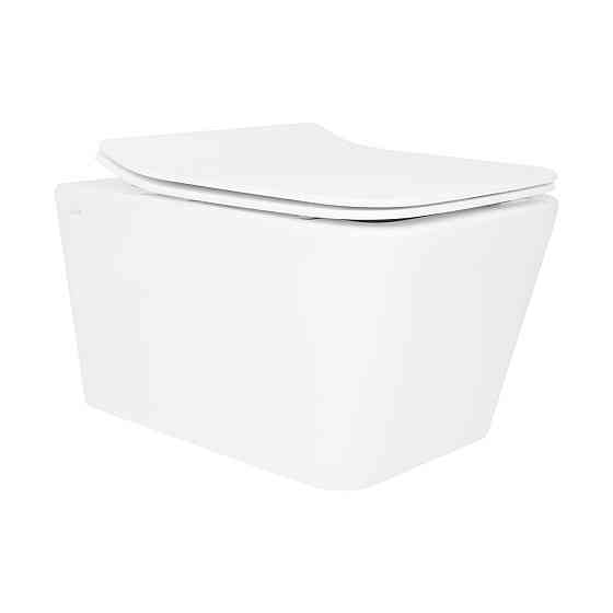 Унітаз підвісний Qtap Crow безобідковий із сидінням Soft-close QT05335170W Київ