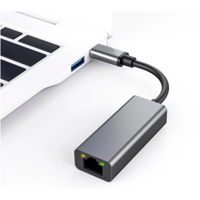 Адаптер Dynamode USB3.0 Type-C to 1000/100 Mbit/s RJ-45 (RTL8153) 0.13 m (DM-AD-GLAN-C) Вінниця - фото 7