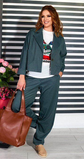 Стильний джинсовий костюм (48) Київ - фото 1