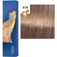 Фарба для волосся Wella Koleston Me+ Vibrant Reds 8/38 светлый блонд золотой жемчуг Киев