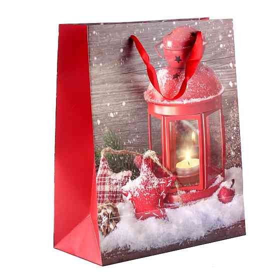 Пакет паперовий "Snow Christmas", 26 х 32 см Рівне