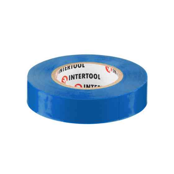 Стрічка ізоляційна 0.15мм*17мм*20м синя INTERTOOL IT-0020 Киев