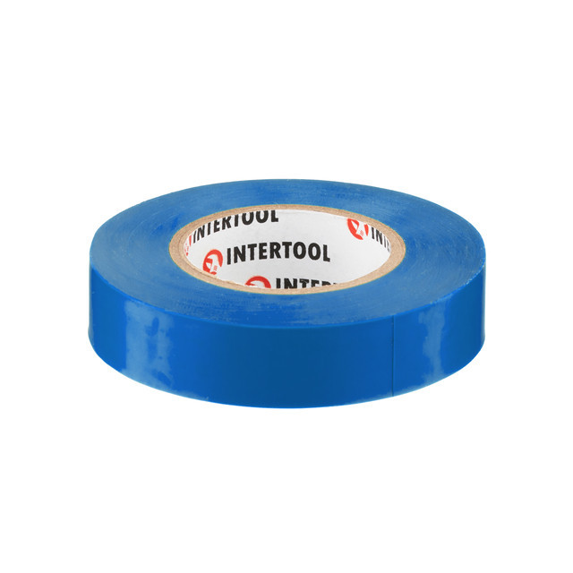 Стрічка ізоляційна 0.15мм*17мм*20м синя INTERTOOL IT-0020 Киев - изображение 5