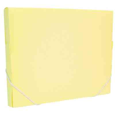 Папка на резинках Optima А4 30 мм, пастельна жовта (O35616-85) Вінниця