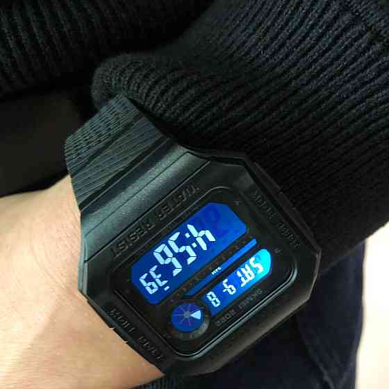 Чоловічі годинники з офіційною гарантією SKMEI 2022BKBK, Годинники туристичні для виживання JT-28 Івано-Франківськ