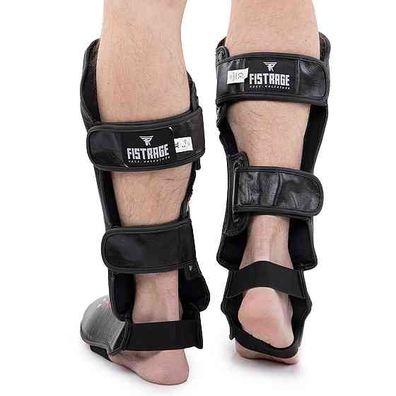 Защита голени и стопы для единоборств FISTRAGE VL-8496 размер S-XL цвета в ассорт. Защита для боевых искусств Киев