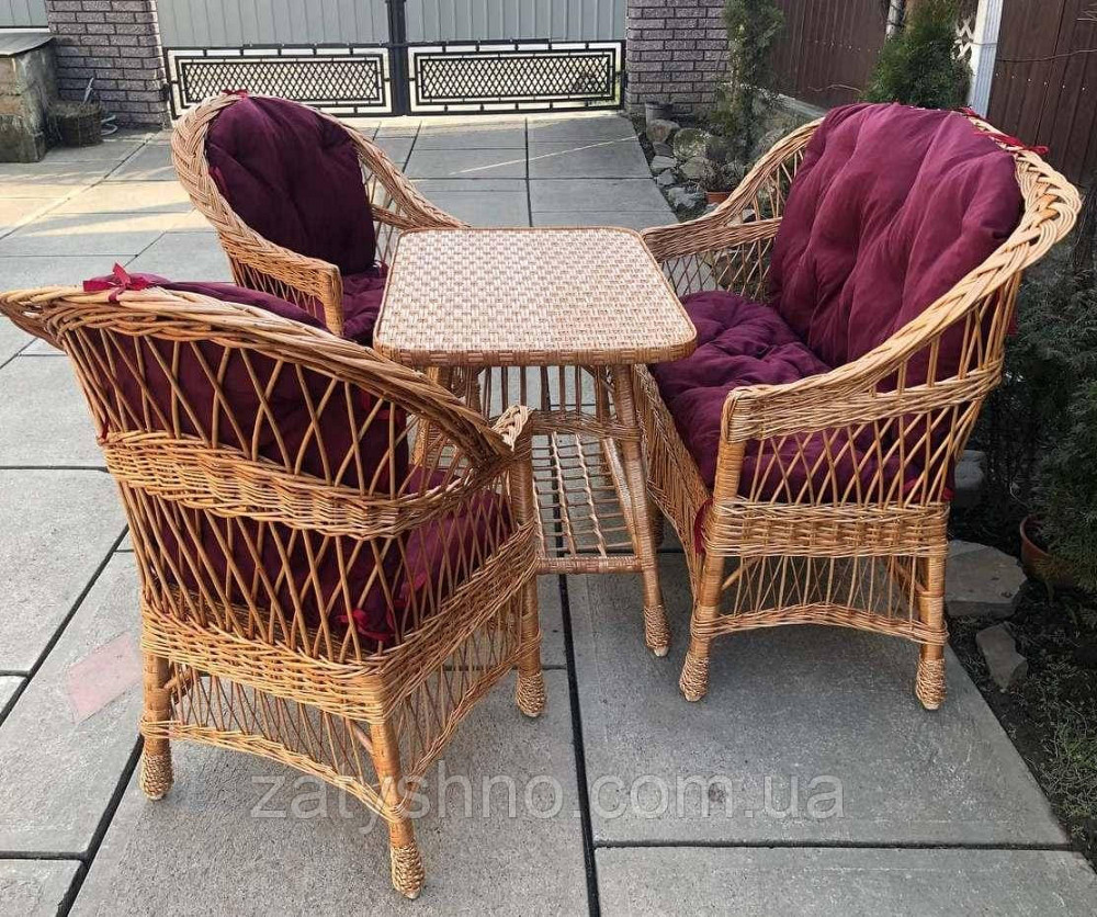 Мебель плетеная из лозы на подарок Киев - изображение 8