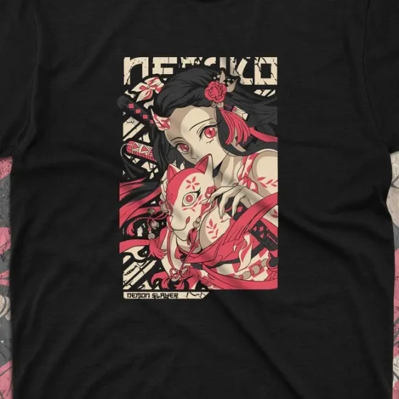 Футболка для подростка мальчика с принтом Клинок, рассекающий демонов Незуко 4 Размер 160 Anime10409 Днепр