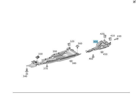 Mercedes-Benz  A1666809607 Бічний захист днища задня права ML/GLE W166 GLE Coupe C292 Одеса