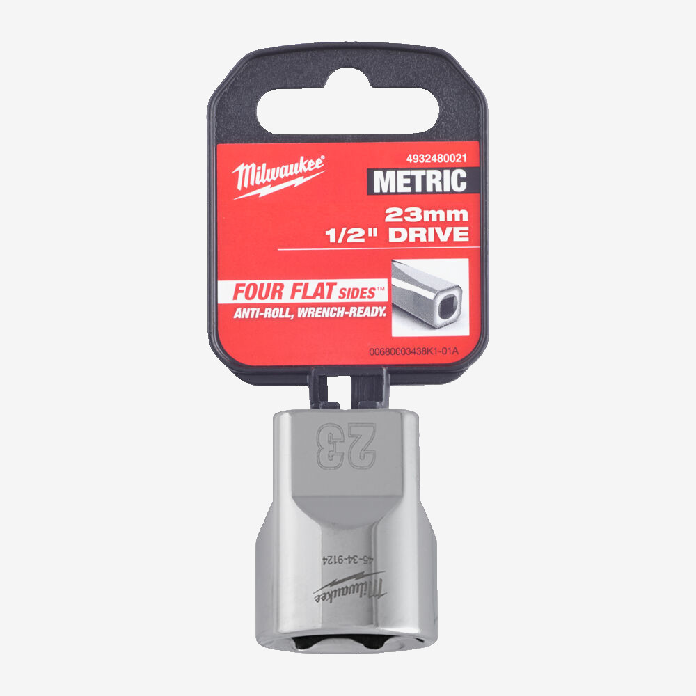 Головка хромированная метрическая 1/2'' MILWAUKEE, 23мм Одесса - изображение 2