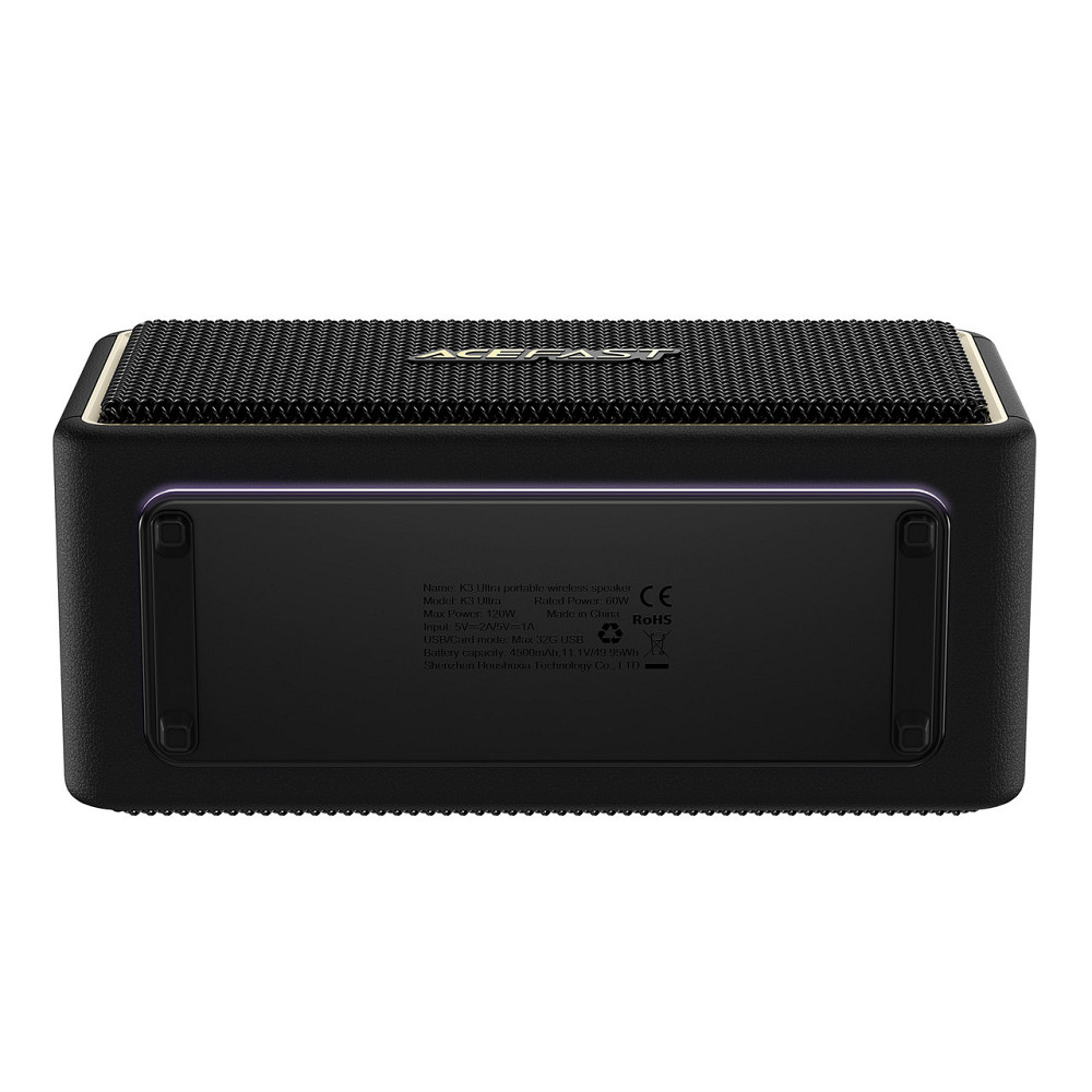 Портативная колонка ACEFAST K3 Ultra portable wireless speaker Black Одесса - изображение 5