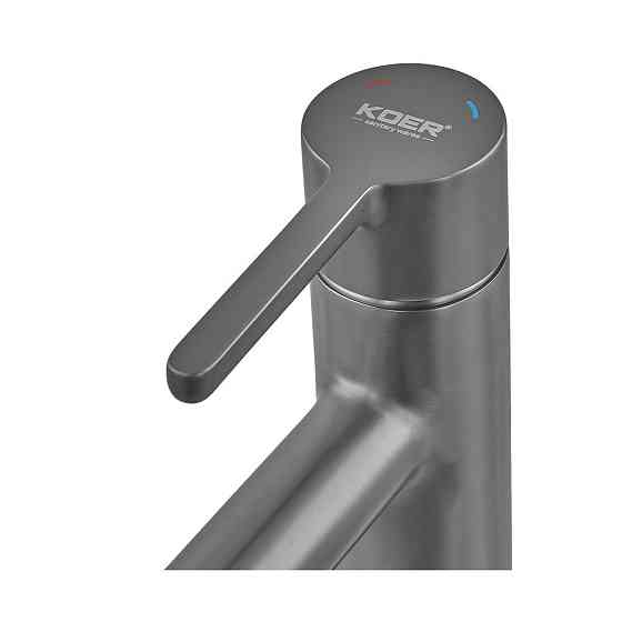 Змішувач для умивальника високий Koer KB-11029-07 Колір графіт (KR5496) ( 38191 ) Харьков