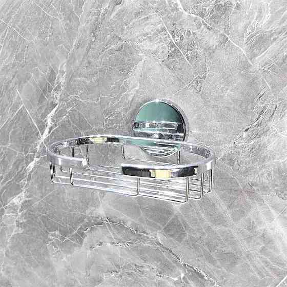 Мыльница настенная Zerix LR3302-2 металлическая решетка глубокая хромированная (LL1423) Черновцы