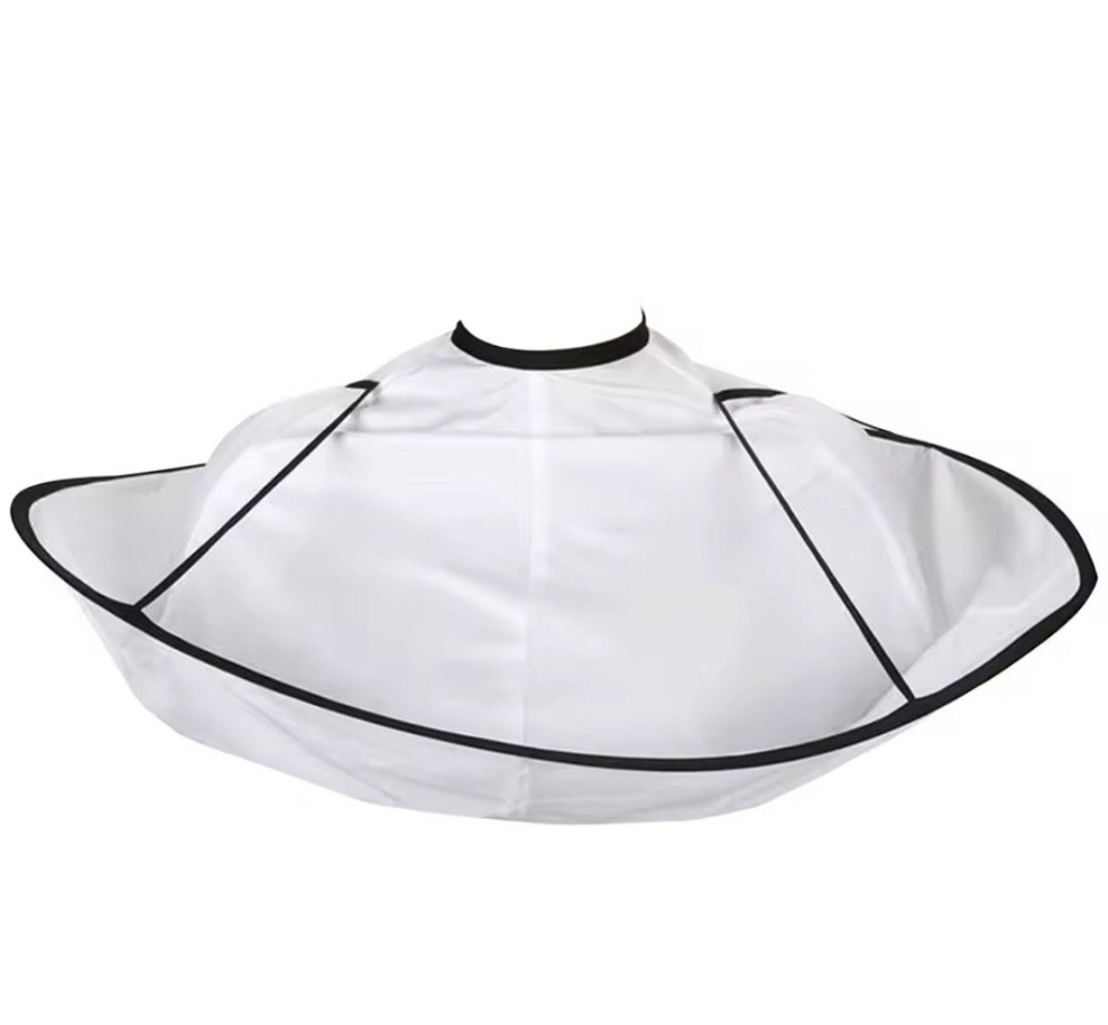 Парикмахерский зонт накидка для стрижки и покраски 60 см белый Киев - изображение 3