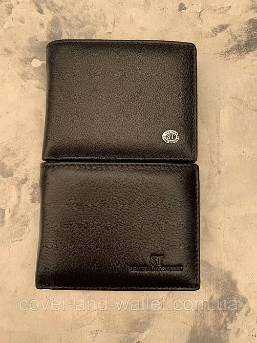 Стильный мужской кожаный кошелек на магнитной фиксации ST 1 Киев - изображение 10